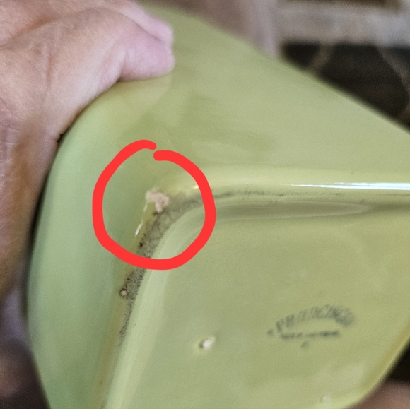 Vintage Franciscan Discontinued 40 Oz. Lime Green Pitcher - Picture 3 of 3